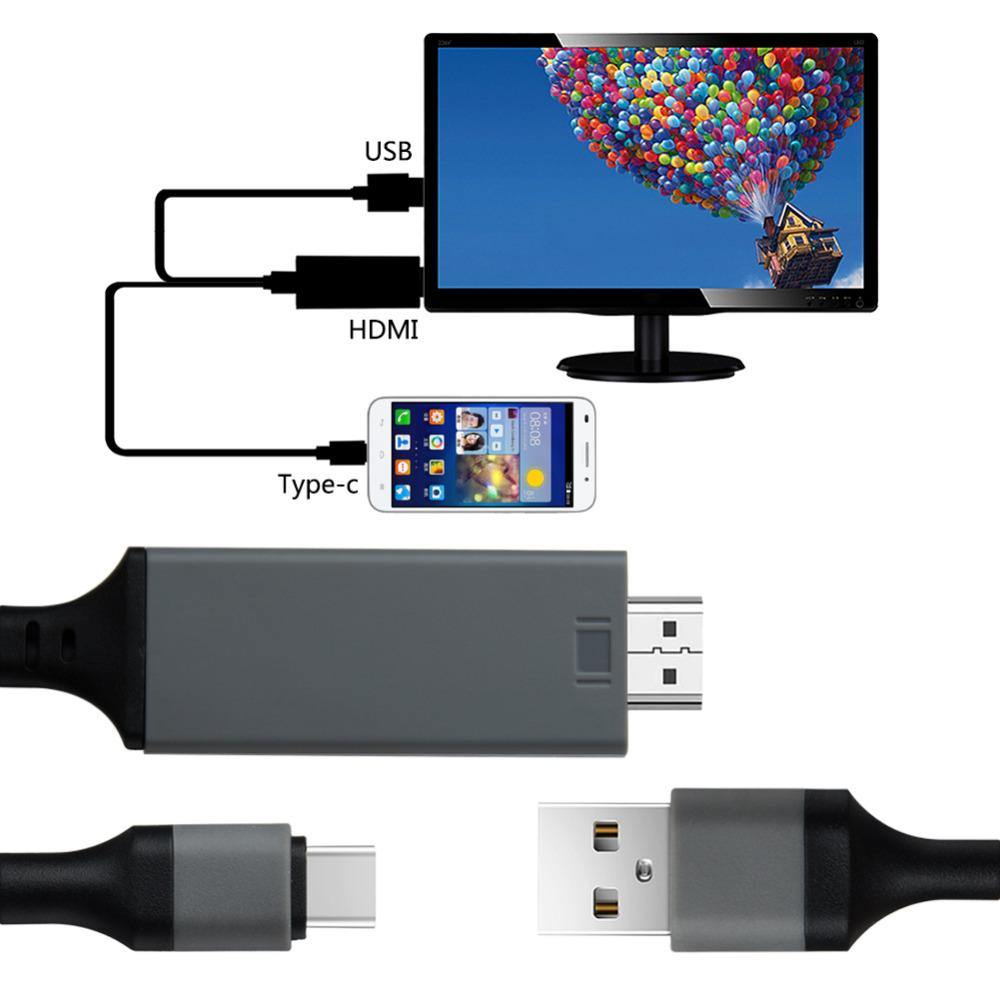 4K Type-C & USB-C to HDMI HDTV Adapter Cable - CALCUMART