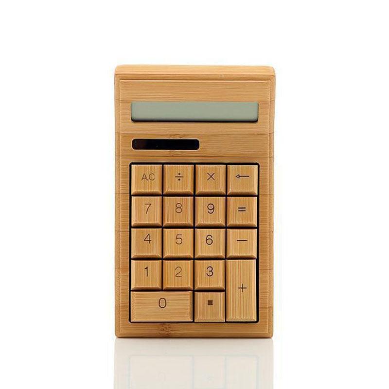 Creative Bamboo 12-Bit Solar Energy Calculator - CALCUMART