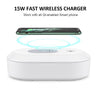 UV Light Mobile Phone Sterilizer and Wirless Charger - CALCUMART