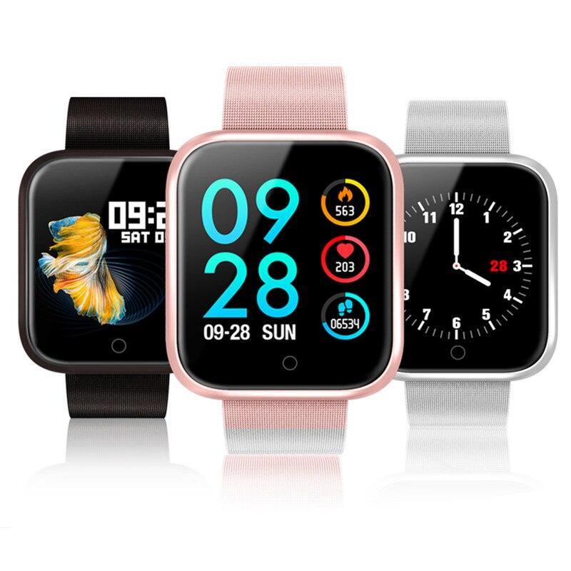 P70 Women Heart Rate Blood Pressure Waterproof Smartwatch - CALCUMART