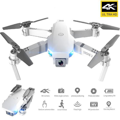 Domain RC Drone Photography UAV Profesional Quadrocopter E59 with 4K Camera Fixed-Height Folding Aerial Vehicle - CALCUMART