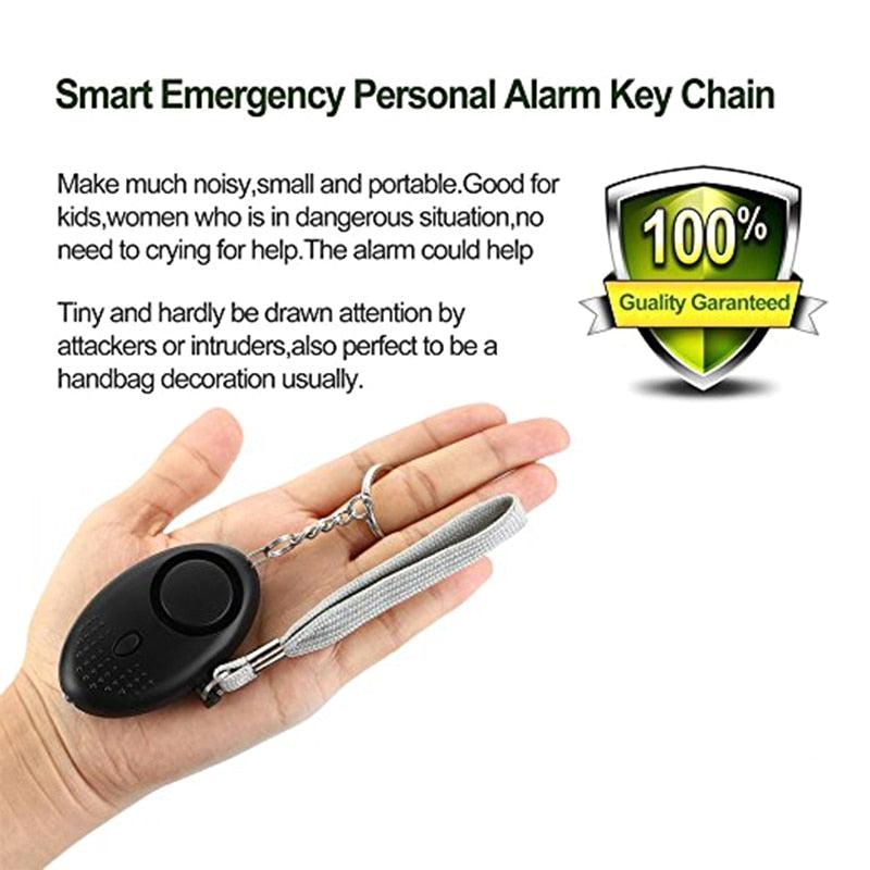 Self-Defense Alarm 140dB Security Protect Loud Alert Emergency Alarm Keychain For Personal Safety - CALCUMART