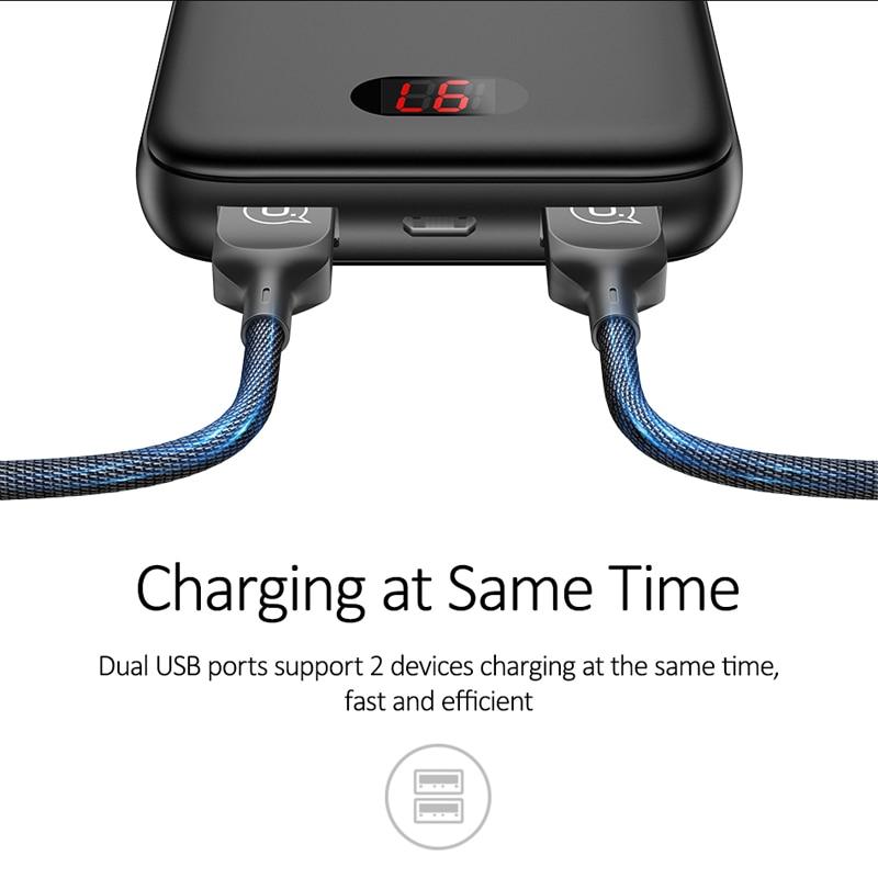 USAMS Dual USB Mini Power Bank - CALCUMART