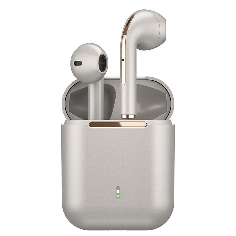 J18 Wireless Bluetooth Earbuds for Mobile Phones with Stereo Sound - CALCUMART