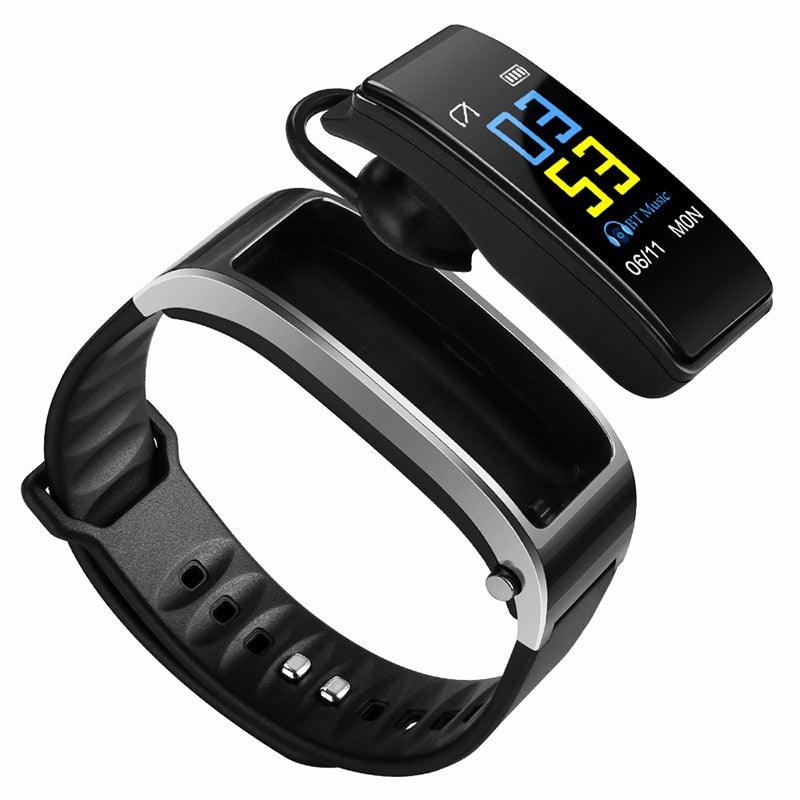 Y3 PLUS Smartwatch with Bluetooth Earbud, Wristband Health Monitoring, Sports Earphone, and Mic - CALCUMART