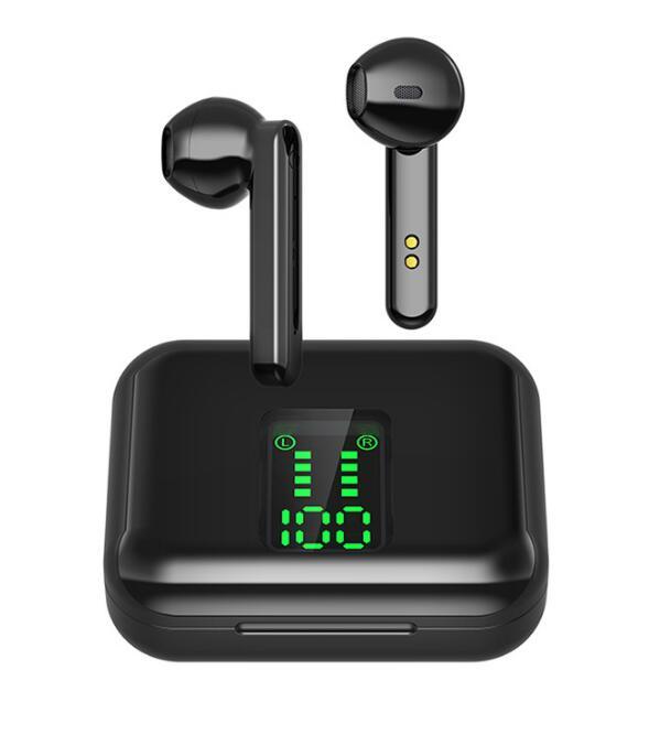 TWS J4 Wireless Earbuds Bluetooth 5.0 Earphone Sport Stereo Bass Wireless Earbuds LED Display HD Music Headset with Charging Box - CALCUMART