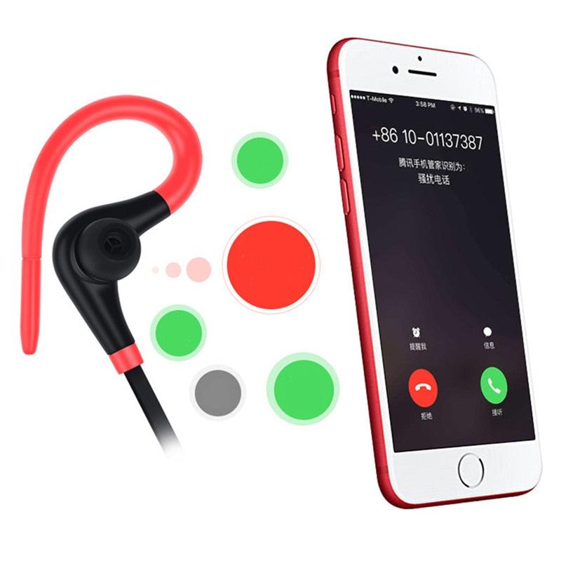 Mini Sports Bluetooth Earphone with Inner Earbuds and Mic for Smartphones - CALCUMART