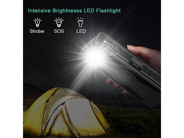 Detachable 5-Panel Solar Charger - 20000mAh Portable Power Bank with Qi Wireless Charger, Dual Output, Type C Input, Flashlight, and Compass [FREE SHIPPING] - CALCUMART