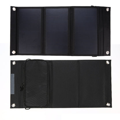 Waterproof Solar Charger: Portable Folding Bag for 5V/21W Mobile Device Charging - CALCUMART