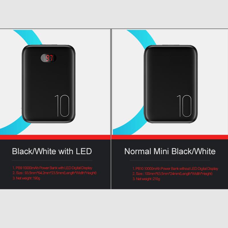 USAMS Dual USB Mini Power Bank - CALCUMART