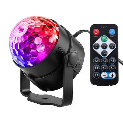 LED RGB Crystal Magic Ball Effect Lights Projector - CALCUMART