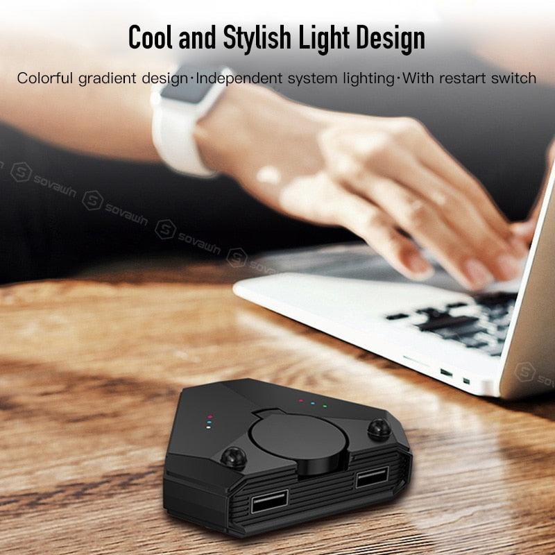 Bluetooth 5.0 Converter Hub for Mobile Gaming Keyboard and Mouse - CALCUMART