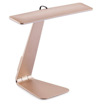 Foldable LED Desk Lamp with Eye-Protection and 3 Dimming Modes for Reading and Study, Rechargeable with Soft Night Light - CALCUMART