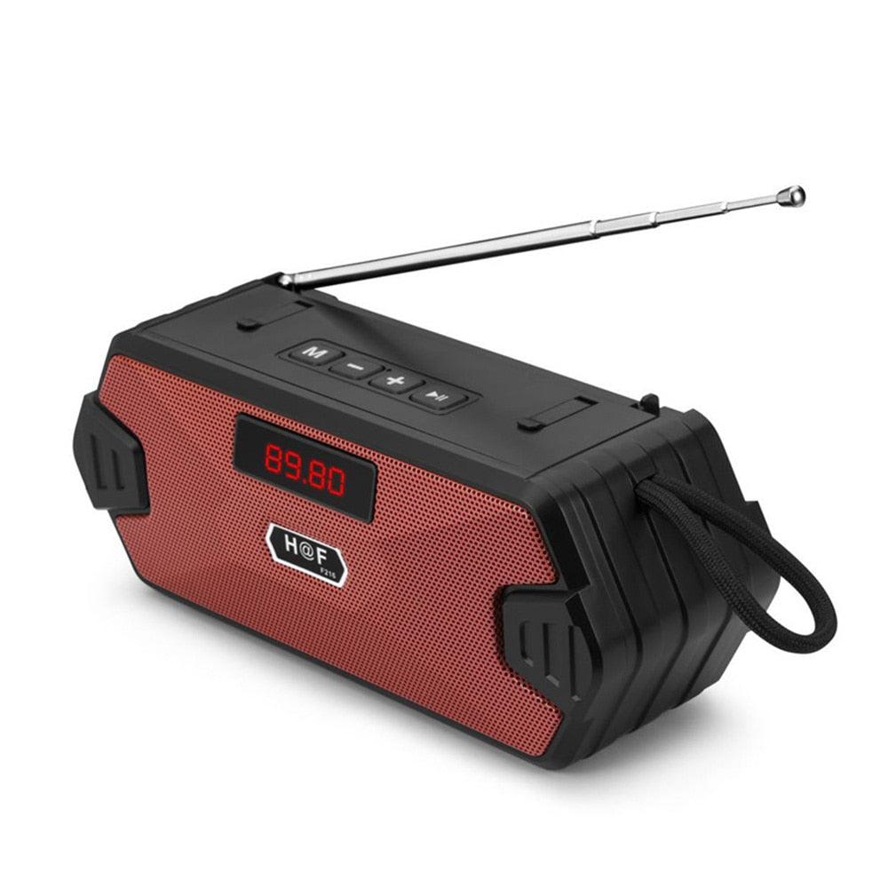 Portable Bluetooth Speaker with Wireless Bass, FM Radio, AUX, TF MP3, and Subwoofer - CALCUMART