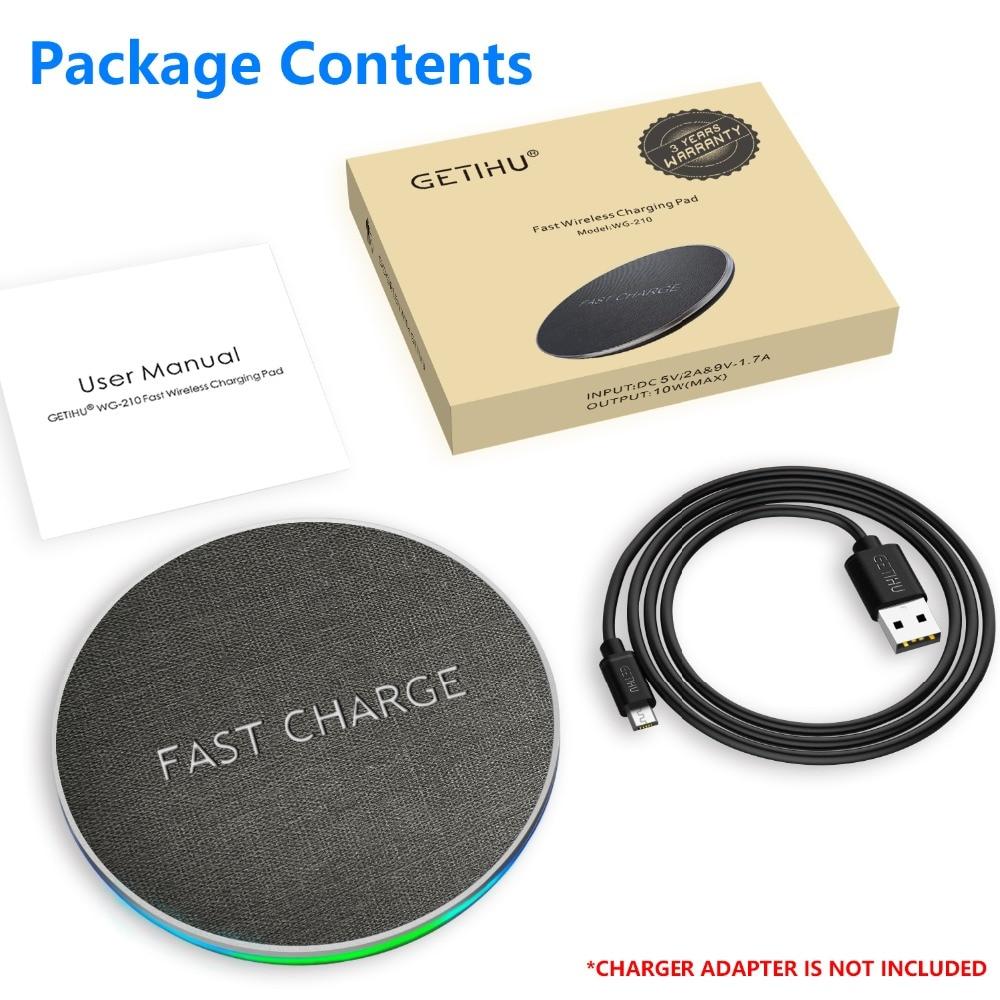 10W Qi Fast Wireless Charger for Mobile Devices - CALCUMART