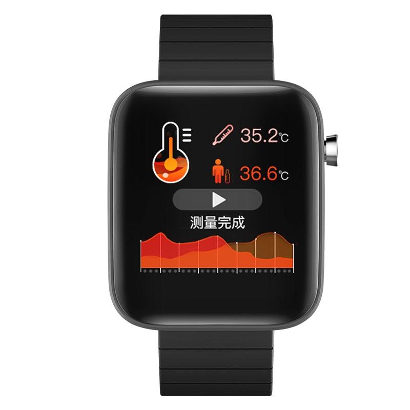 T68 Smart Watch: Body Temperature, Heart Rate, Blood Pressure, Oxygen Monitoring, Fitness Tracker - CALCUMART