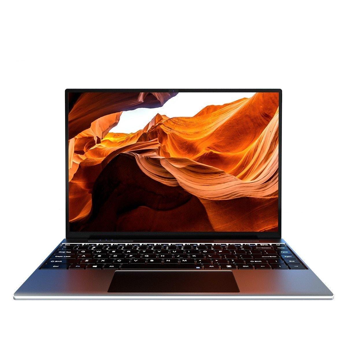 13.5" KUU YoBook Metal Laptop with 3K IPS Display, Intel Pentium J3710, 4GB RAM, 128GB SSD, Windows 10, WiFi, and Type-C Connectivity - CALCUMART