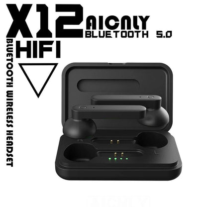 X12 TWS Rechargeable Bluetooth Earphones - CALCUMART