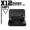 X12 TWS Rechargeable Bluetooth Earphones - CALCUMART