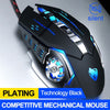 T-WOLF Pro Gaming Wired Mouse: Ergonomic Design, 6 Keys, Adjustable DPI, Custom Macro Settings - CALCUMART