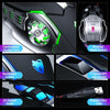 T-WOLF Pro Gaming Wired Mouse: Ergonomic Design, 6 Keys, Adjustable DPI, Custom Macro Settings - CALCUMART